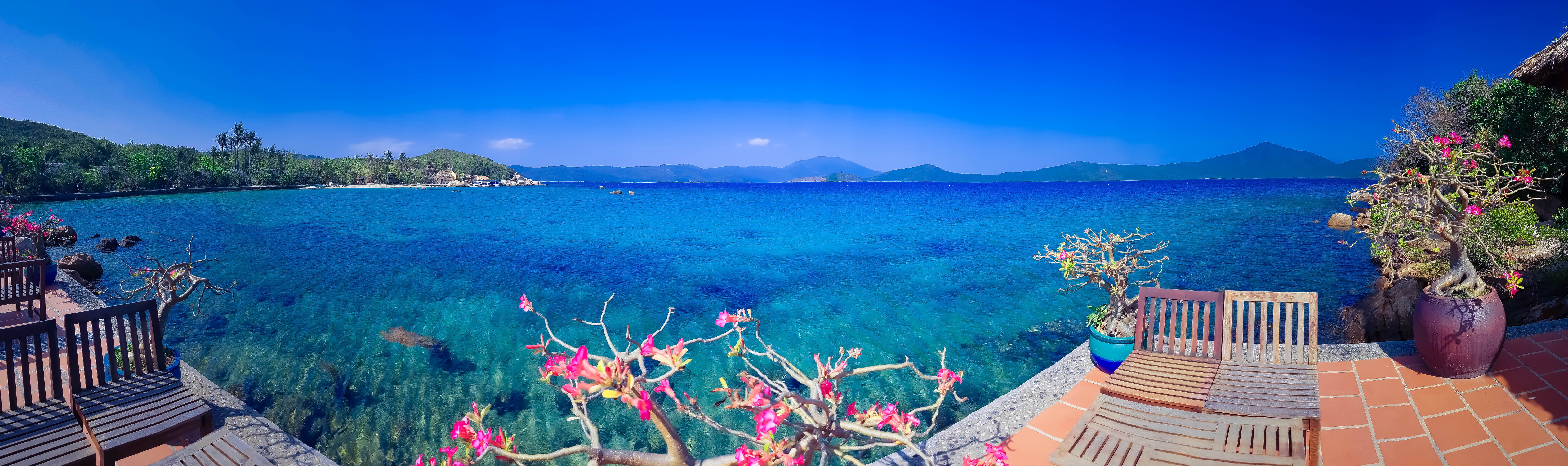 island ocean outdoors